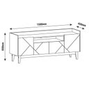 Ver imagem 4 de Rack para TV até 60 Polegadas 4 Portas 1 Nicho 158cm Adria Versátile