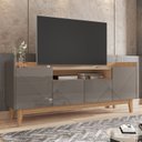 Ver imagem 2 de Rack para TV até 60 Polegadas 4 Portas 1 Nicho 158cm Adria Versátile