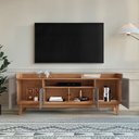 Ver imagem 6 de Rack para TV até 60 Polegadas 4 Portas 1 Nicho 158cm Pés em Madeira Maciça Adria Versátile