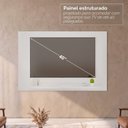 Ver imagem 7 de Painel para TV até 50 Polegadas 135CMX90CM Safira Branco