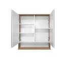 Ver imagem 2 de Kit Banheiro Gabinete 60cm com Cuba e Espelheira Cinza Fosco:cinza Chumbo