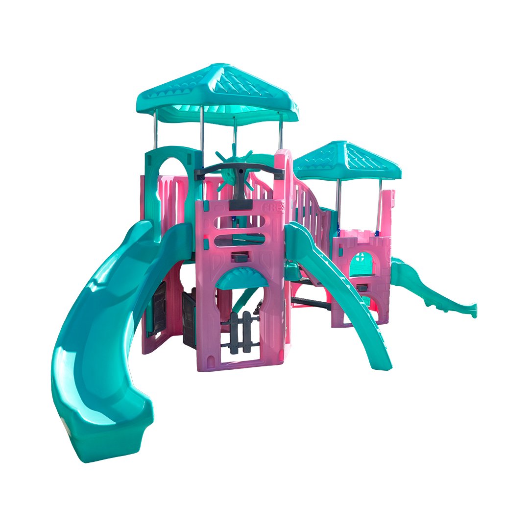 Playground Aqua Sereia Freso com Escorregador Infantil