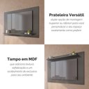Ver imagem 5 de Painel para TV até 50 Polegadas 135CMX90CM Safira Cinza