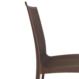 Cadeira Rattan Marrom - Kit com 8 - 5