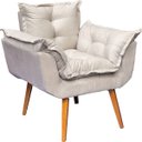 Ver imagem 4 de Kit Namoradeira Decorativa + 2 Poltronas para Sala Recepção Manicure Consultório Alice Suede