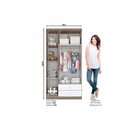 Ver imagem 5 de Quarto de Bebê Completo Bala de Menta 2 Peças (1 Guarda Roupa + 1 Berço) Qi94 Branco - Henn