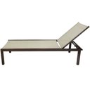 Ver imagem 2 de Chaise Cadeira Espreguiçadeira Gaivota Piscina Resistente Sol e Chuva Marrom