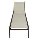 Ver imagem 3 de Chaise Cadeira Espreguiçadeira Gaivota Piscina Resistente Sol e Chuva Marrom