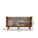 Ver imagem 4 de Rack para TV 50 Polegadas 135,7cm New Austin Pérola/Canela