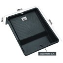 Ver imagem 4 de Rolo de Pintura Poliamida Lã Baixa + Suporte Garfo Gaiola + Bandeja 2,7l + Cabo Extensor 2m