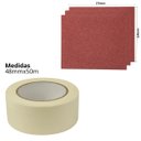 Ver imagem 7 de Rolo de Pintura Poliamida Lã Baixa + Suporte Garfo Gaiola + Bandeja 2,7l + Cabo Extensor 2m