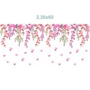 Ver imagem 1 de Adesivo de Parede Infantil Cascata de Amor - Flores Adesivos Primeiro Quarto 2 Cartelas Rosa Mais Cl
