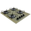 Ver imagem 1 de Cooktop 4 Bocas Premium Ultra Chama - Amadeirado Claro