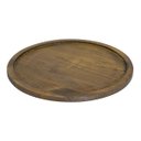 Ver imagem 1 de Kit C/ 4 Bandeja para Pizza Madeira Maciça Forma de 35cm