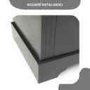 Ver imagem 7 de Guarda Roupa Solteiro 2 Portas Toledo Cinza