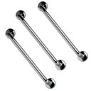 Ver imagem 1 de Barra de Apoio 60cm Inox Kit 3 Unidades Idoso Banheiro Box Deficiente Cadeirante Acessibilidade Supo