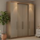 Ver imagem 1 de Guarda Roupa Casal 4 Portas Berlim