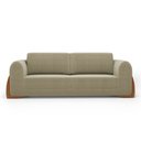 Ver imagem 7 de Sofá Living Bloom 160cm 02 Lugares com Pés de Madeira Bouclê Bege - Abmaza