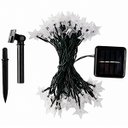 Ver imagem 1 de Pisca Cordão Estrelas Solar Externo Jardim 20leds 5m Branco