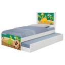 Ver imagem 1 de Bi Cama Juvenil Zap com Cabeceira Dinossauro
