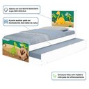 Ver imagem 3 de Bi Cama Juvenil Zap com Cabeceira Dinossauro