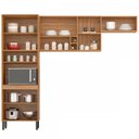 Ver imagem 3 de Cozinha Compacta Firenze 7 Portas Amêndola Touch/Nude Prime Tx - Demóbile
