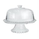 Ver imagem 1 de Boleira de Vidro com Tampa em Vidro Resistente Pérola Wincy