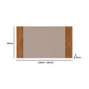Ver imagem 5 de Rack com Painel para TV até 50 Polegadas MDF 160cmx160,5cm Fresno New Austin Cinza Grigio Fosco/Cinamomo Mel