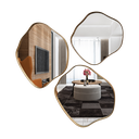 Ver imagem 2 de Kit com 3 Espelhos Orgânicos Decorativos Design em Madeira