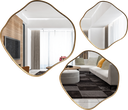 Ver imagem 1 de Kit com 3 Espelhos Orgânicos Decorativos Design em Madeira