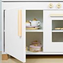 Ver imagem 6 de Cozinha Infantil de Madeira Compacta Kit Livro Educativo - Branco