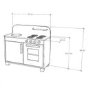 Ver imagem 7 de Cozinha Infantil de Madeira Compacta Kit Livro Educativo - Branco