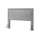 Ver imagem 2 de Cabeceira Cama Box Queen 1,60m Estofada Aruba Linho Cinza