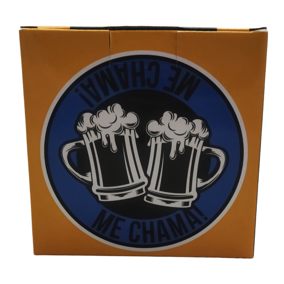 Caneca com Campainha Cerveja Se Beber Me Chama 400Ml Unika - 3