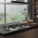 Ver imagem 2 de Cooktop 5 Bocas Aço Inox Sabaf Zurique 70cm Superautomático - de Bacco