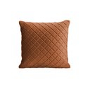 Ver imagem 1 de Almofada Tressê 40x40cm Veludo Terracota - Nexta Casa
