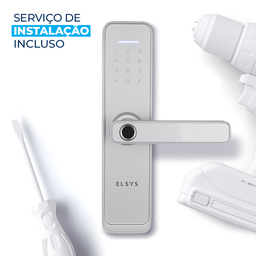 Fechadura Digital de Embutir Wi-fi Esf-de4000b + Instalação Prata Elsys - 2