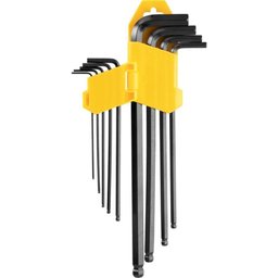 Jogo Chave Allen 1,5 a 10mm Crv Longa Abaulada com 9 Peças Vonder - 8