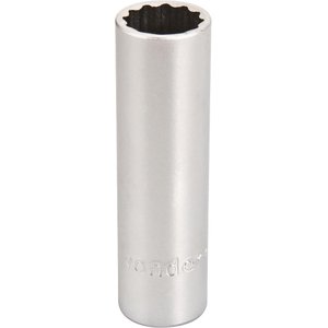 Soquete estriado enc 1/2" 13mm longo vanád. Vonder