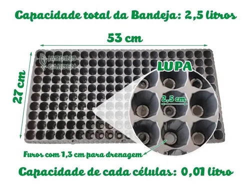 Bandeja Para Mudas 200 Células - Nutriplan - 100 Unidades - 2