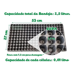 Bandeja Para Mudas 200 Células - Nutriplan - 100 Unidades - 2