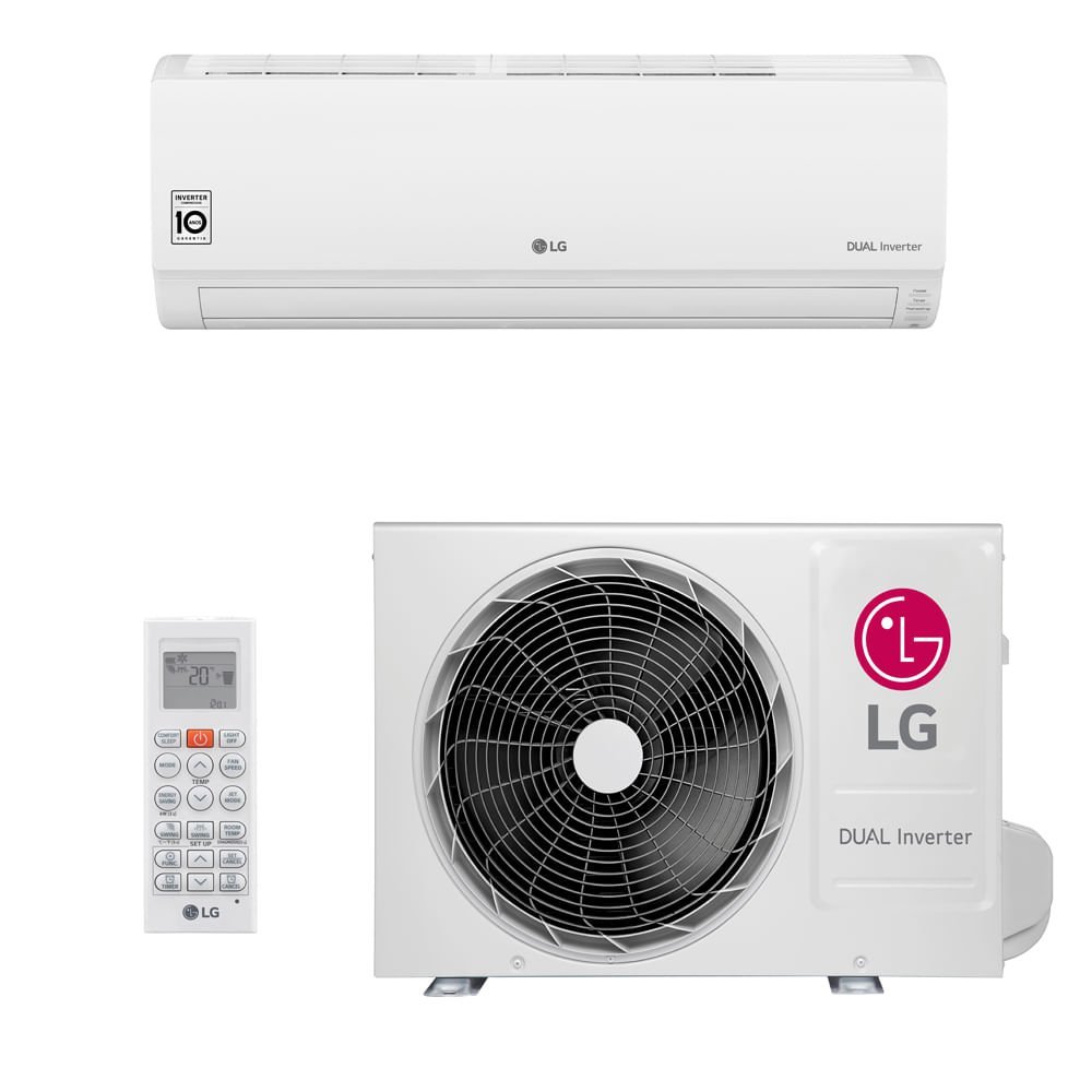 Ar Condicionado Hi Wall LG Inverter Dual Voice 12.000 Btus Frio 127v