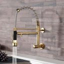 Ver imagem 4 de Torneira de Parede Cozinha Gourmet Cor Dourada Aço Inox 304 - Brinovar