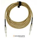 Ver imagem 1 de Cabo de Guitarra Tecido Snake Coral P10xp10 10 Metros Cabos Immediate Guitarra P10