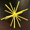 Ver imagem 3 de Ouriço Decorativo M - 17 Cm Altura - Estatueta - Decoração -Toque 3D: Amarelo