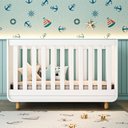 Ver imagem 5 de Berço Barquinho 2 em 1 Conversível Mini Cama 100% Mdf Certificado Inmetro