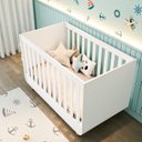 Ver imagem 7 de Berço Barquinho 2 em 1 Conversível Mini Cama 100% Mdf Certificado Inmetro