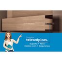 Ver imagem 5 de Guarda Roupa Casal 6 Portas e 2 Gavetas C/ Pés Toledo Jatobá - Santos Andirá