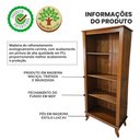 Ver imagem 2 de Kit Buffet Aparador Deltan 2 Portas Tela Rattan com Cristaleira sem Porta Luiz Xv Decorativo - Casta