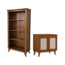 Ver imagem 6 de Kit Buffet Aparador Deltan 2 Portas Tela Rattan com Cristaleira sem Porta Luiz Xv Decorativo - Casta